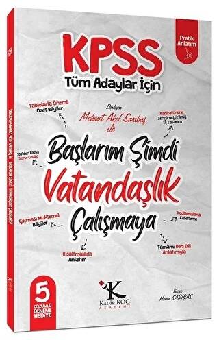 KPSS Başlarım Şimdi Vatandaşlık Çalışmaya Ders Notları - 1