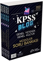 KPSS Blog Genel Yetenek Genel Kültür Modüler Soru Bankası - 1