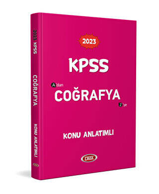 KPSS Coğrafya Konu Anlatımlı 2023 - 1