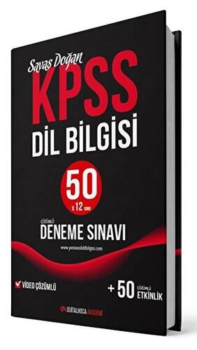 KPSS Dil Bilgisi Video Çözümlü 50 Deneme Sınavı - 1