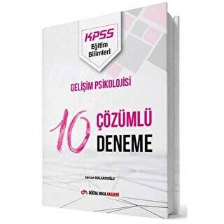 KPSS Eğitim Bilimleri Gelişim Psikolojisi 10 Deneme Çözümlü - 1