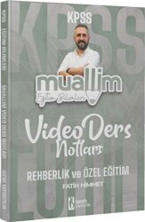 KPSS Eğitim Bilimleri Muallim Rehberlik ve Özel Eğitim Video Ders Notları - 1