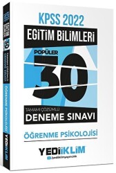 KPSS Eğitim Bilimleri Öğrenme Psikolojisi Tamamı Çözümlü 30 Popüler Deneme - 1
