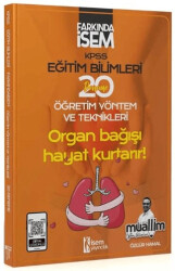 KPSS Eğitim Bilimleri Öğretim Yöntem ve Teknikleri Muallim 20 Deneme Çözümlü - 1