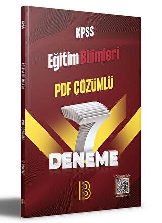 KPSS Eğitim Bilimleri PDF Çözümlü 7 Deneme - 1