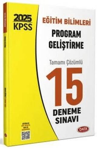 KPSS Eğitim Bilimleri Program Geliştirme 15 Deneme Sınavı - 1
