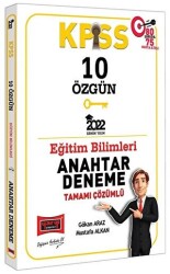 KPSS Eğitim Bilimleri Tamamı Çözümlü 10 Özgün Anahtar Deneme - 1