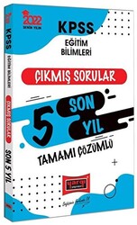 KPSS Eğitim Bilimleri Tamamı Çözümlü Son 5 Yıl Çıkmış Sorular - Yargı Yayınevi