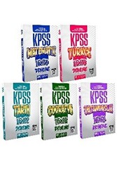 KPSS Genel Kültür Genel Yetenek Deneme 5 Kitap Set - 1