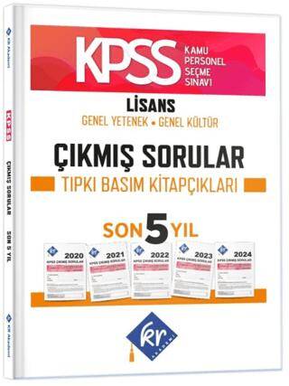 KPSS Genel Yetenek Genel Kültür Çıkmış Sorular Son 5 Yıl Tıpkı Basım Fasikülleri - 1
