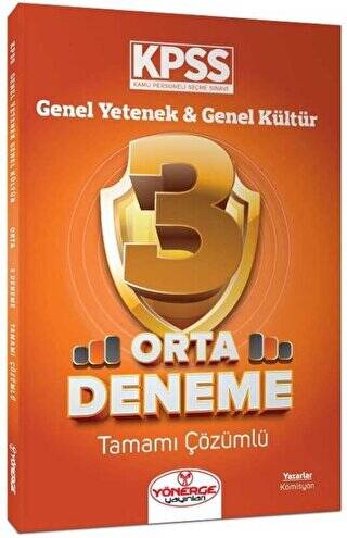 KPSS Genel Yetenek Genel Kültür Kolay 3 Deneme Çözümlü - 1