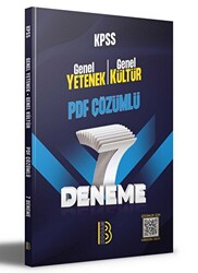 KPSS Genel Yetenek Genel Kültür PDF Çözümlü 7 Deneme - 1