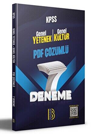 KPSS Genel Yetenek Genel Kültür PDF Çözümlü 7 Deneme - 1
