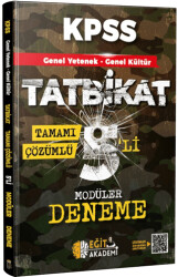 KPSS Genel Yetenek Genel Kültür Tatbikat Tamamı Çözümlü 5`li Modüler Deneme - 1