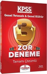 KPSS Genel Yetenek Genel Kültür Zor 3 Deneme Çözümlü - 1