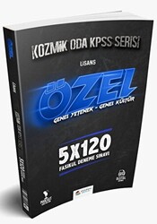 KPSS GY GK Kozmik Oda Lisans 5 x 120 Deneme - 1