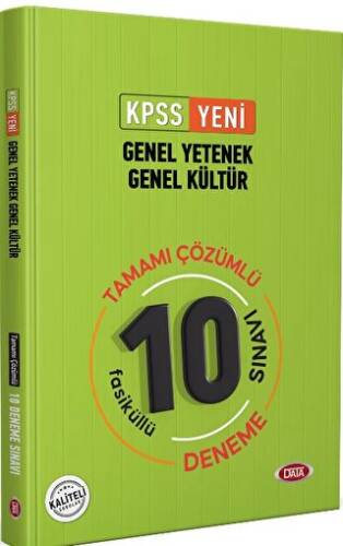 KPSS G.Y - G.K Tamamı Çözümlü 10 Fasikül Deneme Sınavı Yeni - 1