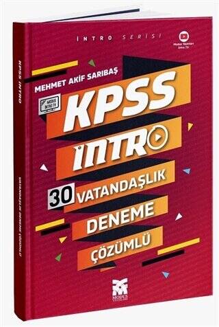 KPSS Vatandaşlık İntro 30 Deneme - 1