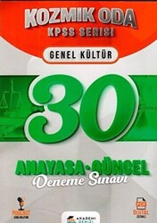 KPSS Kozmik Oda Anayasa Güncel 30 Deneme - 1