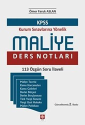 KPSS Kurum Sınavlarına Yönelik Maliye Ders Notları - 1