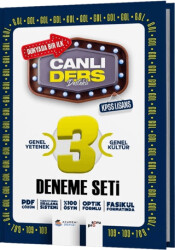 KPSS Lisans Genel Kültür Genel Yetenek 3 lü Deneme Seti - 1