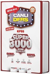 KPSS Lise Ön Lisans Canlı Ders Süper 3000 Soru Bankası - 1