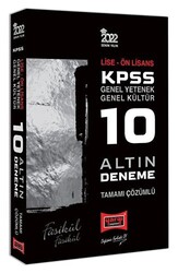 KPSS Lise Önlisans 10 Altın Fasikül Deneme Sınavı - Yargı Yayınevi