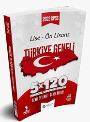KPSS Lise Önlisans Türkiye Geneli 5 x 120 Deneme - 1