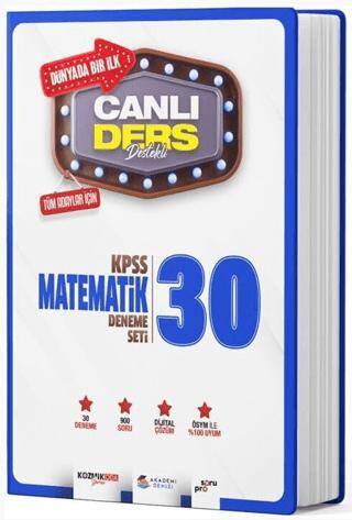 KPSS Matematik Canlı Ders 30`lu Deneme Seti - 1