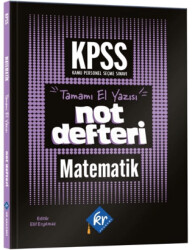 KPSS Matematik Konu Anlatımı Not Defteri - KR Akademi Yayınları
