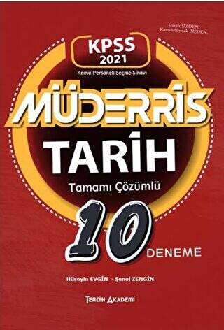 KPSS Müderris Tarih Tamamı Çözümlü 10 Deneme - 1