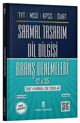 KPSS ÖABT TYT MSÜ Dil Bilgisi Sarmal Tasarım 12x35 Deneme - 1