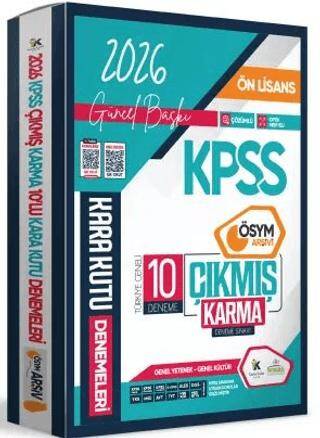 2026 KPSS Ön Lisans Genel Kültür Genel Yetenek ÖSYM Çıkmış Karma Karakutu 10lu Deneme Çözümlü - 1