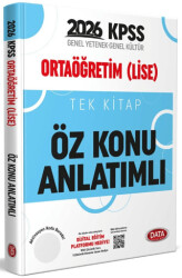 KPSS Ortaöğretim Lise Tek Kitap Öz Konu Anlatımlı - Data Yayınları