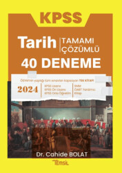 KPSS Tarih 40 Deneme Tamamı Çözümlü - 1