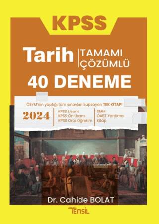 KPSS Tarih 40 Deneme Tamamı Çözümlü - 1