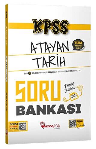 KPSS Tarih Atayan Soru Bankası Çözümlü - 1