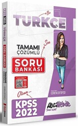 KPSS Türkçe Tamamı Çözümlü Soru Bankası - 1