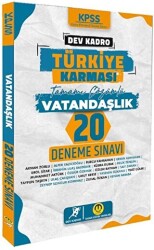 KPSS Vatandaşlık Dev Kadro Türkiye Karması 20 Deneme - 1