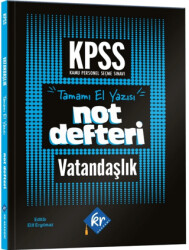 KPSS Vatandaşlık Konu Anlatımlı Not Defteri - KR Akademi Yayınları