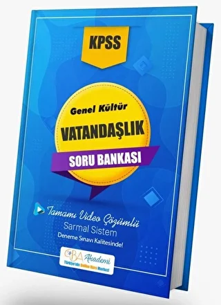 KPSS Vatandaşlık Soru Bankası Video Çözümlü - 1