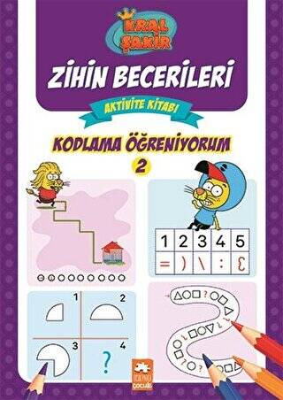 Kral Şakir Zihin Becerileri Aktivite Kitabı - Kodlama Öğreniyorum 2 - 1