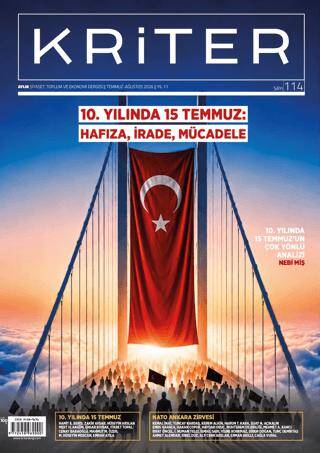 Kriter Aylık Siyaset Toplum ve Ekonomi Dergisi: Sayı 114 Temmuz - Ağustos 2026 - 1