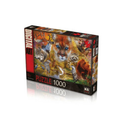 Ks Puzzle North American Animals 1000 Parça - 1