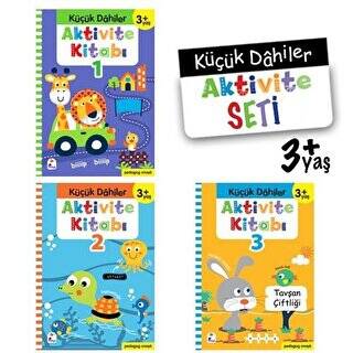 Küçük Dahiler Aktivite Seti 3+ Yaş 3 Kitap Takım - 1