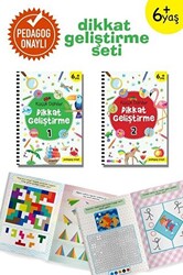 Küçük Dahiler Dikkat Geliştirme Seti 2 Kitap Takım 6+ Yaş Pedagog Onaylı - 1