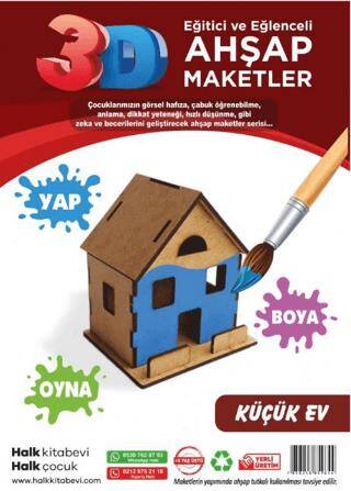 Küçük Ev Ahşap Maket - 1