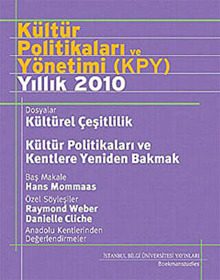 Kültür Politikaları ve Yönetimi KPY Yıllık 2010 - 1