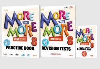 Kurmay ELT 8. Sınıf More and More Pratice Book - Dictionary - Revision Tests 3` lü Set - 1