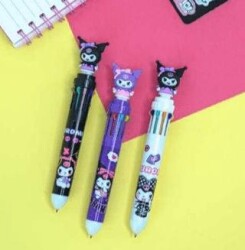 Kuromi 1006 10 Renk Tükenmez Kalem - 1